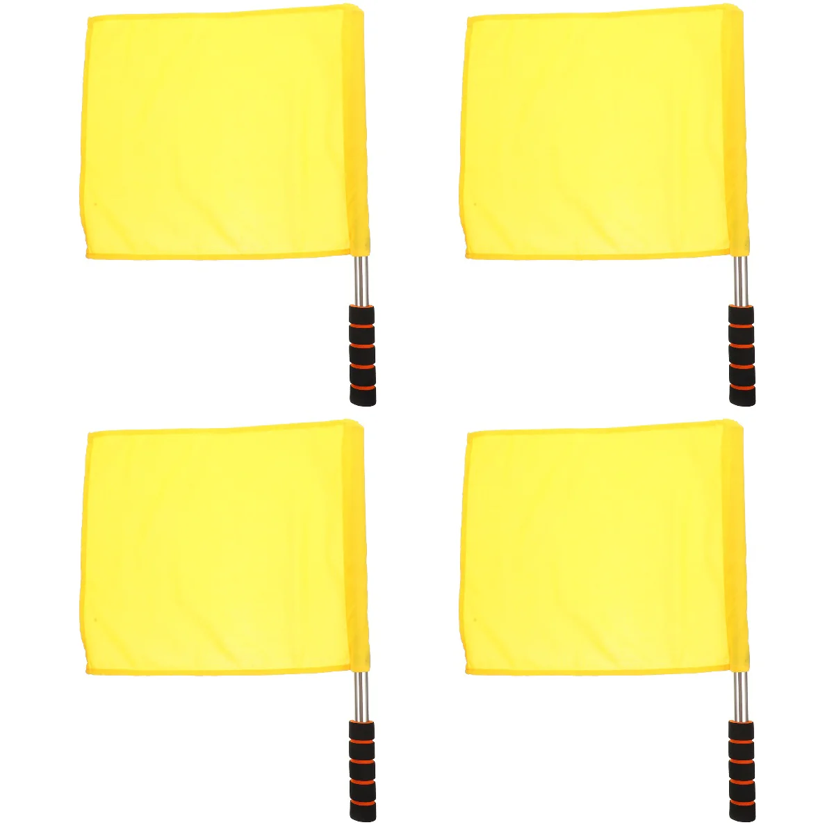 4 Pieces Volleyball Referee Border Flag Match Signal Flags Commanding Waving for Racing Conducting