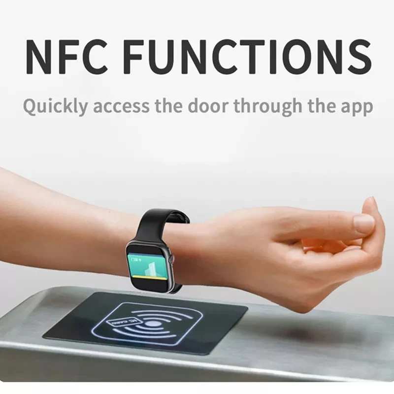 IWO 15 Series 8 Ʈ ġ Men Women Custom Watch face   Heart Rate  charge Smartwatch   Apple ȵ̵