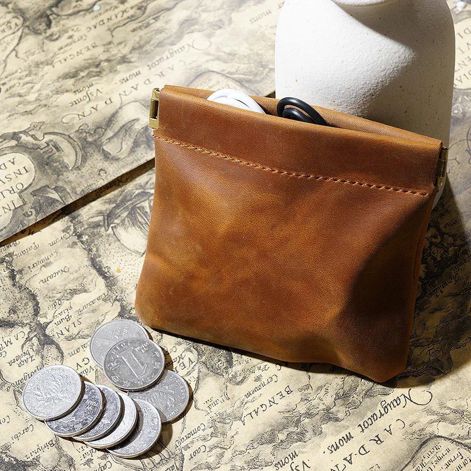 Metallic Leather Coin Purse – Spring Sweet