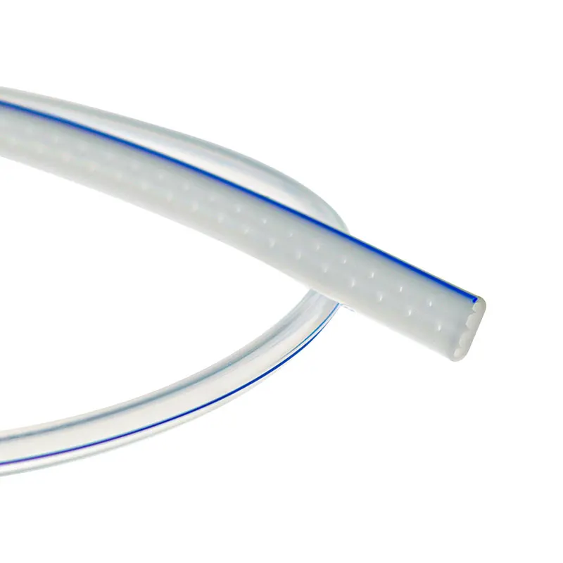 Silicone Closed Wound Drainage System Silicone Reservoir And Perforated Flat Drain Tube With Trocar Veterinary Accessories 1PC veterinary surgical instruments