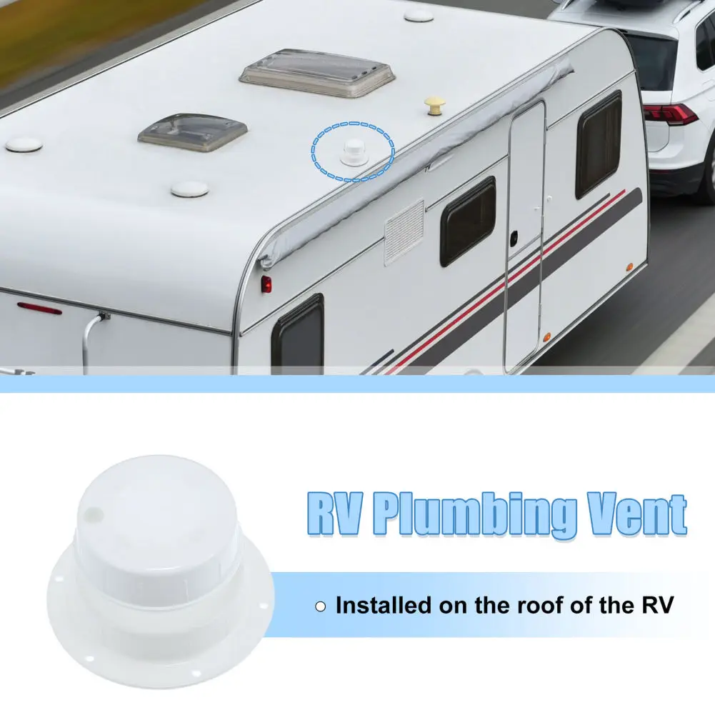 

RV Plumbing Vent Cap Replacement Camper Attic Roof Sewer Vent Covers For 1" To 2 3/8" Pipe RV Trailer Universal