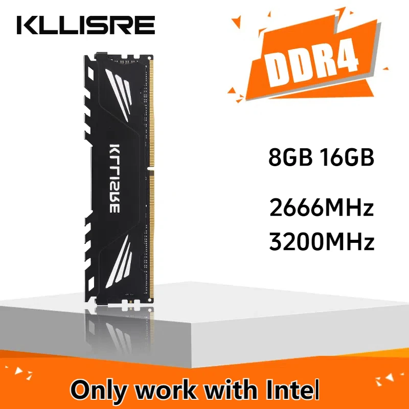 Kllisre DDR4 8GB 16GB 2666MHz 3200MHz Desktop Ram Memory Only works with Intel chip and X99 motherboard Desktop Ram Memory