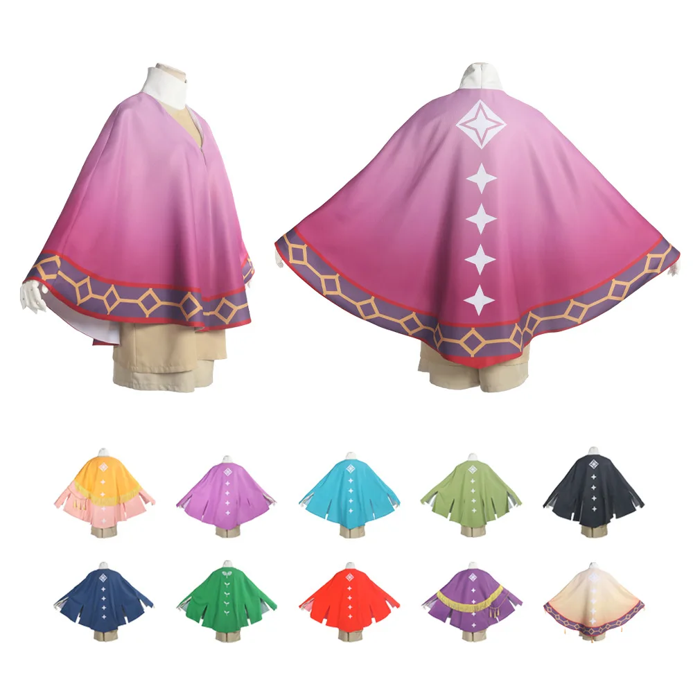 

Sky：Children of The Light Cosplay Costume Season of Lightseekers Season of Rhythm Cloak Magic Robe Christmas Cape Gradient Capes