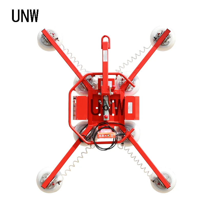 400kg 600Kg 800kg Glass Lift&ensp;Portable Suction Cup Glass X Shape Vacuum Lifter Crane for Carrying Machine