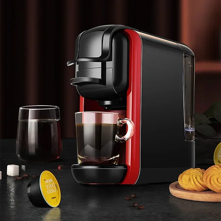Automatic Coffee Making Machine, Espresso Coffee Maker Compatible  Capsule All In One Coffee Maker/ 6