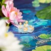 200cm/Roll Summer Lotus Pond PET Tape Cute Literary INS Style Journal Handbook Tapes Creative DIY Scrapbook Collage Stationery 3