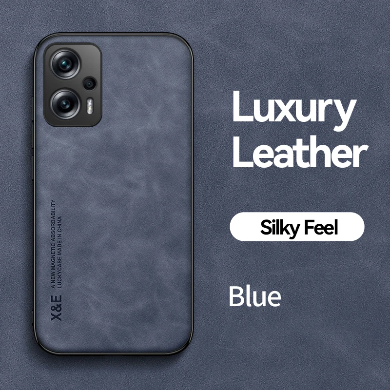 Per Xiaomi Poco X4 GT 5G Custodia per auto di lusso con supporto magnetico Custodia per telefono per Poko Ltle X4GT X 4 GT 5G Custodia morbida in pelle con cornice posteriore