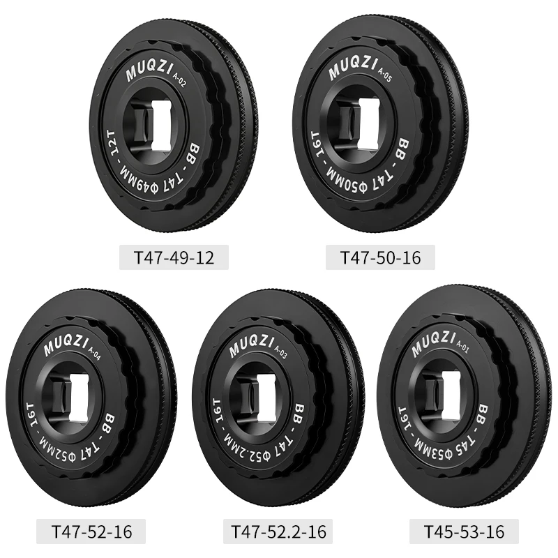 Advanced Bicycle Bottom Bracket Installation & Removal Tool - 12/16-Notch, 49-53mm Adjustable Range