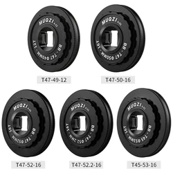 Advanced Bicycle Bottom Bracket Installation & Removal Tool - 12/16 - Notch, 49 - 53mm Adjustable Range (1 Set Black)