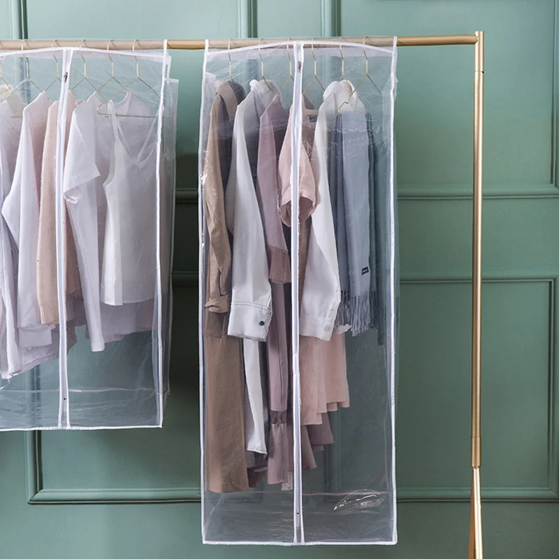 5S 5M Sacs À Vêtements Transparents Pour Rangement Dans Le Placard, Lot De 10 Housses De