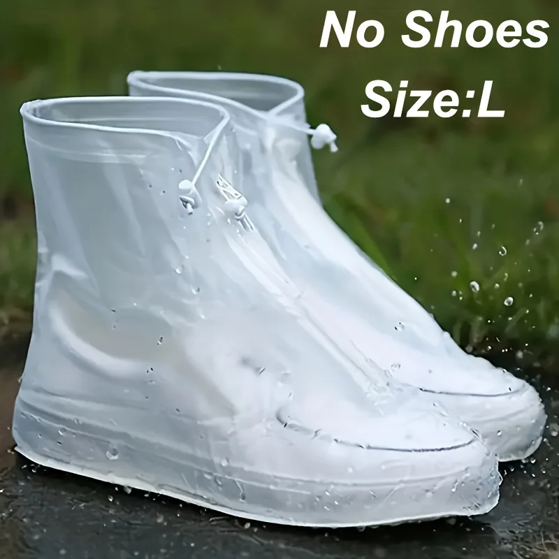 1 Pair of Waterproof Shoe Covers, Reusable Anti Slip and Durable Shoe Covers, and Outdoor Travel Shoe Covers for Preparation