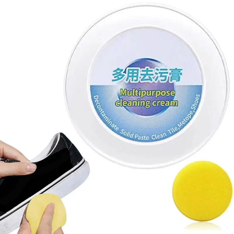

Shoe Cleaner For White Sneakers Shoe Cleaning Cream Shoe Stain Remover 260g Effective And Powerful Cleaning Supplies Dirt