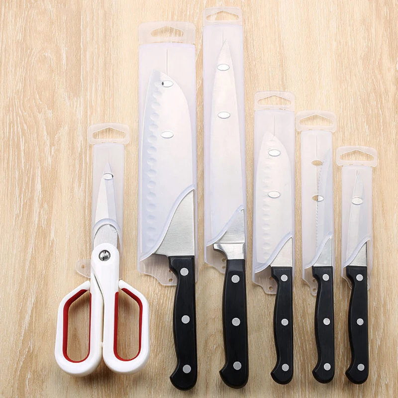 XYJ 3pcs 8 Inch Chef Knife Sheath Pp Plastic 3 Color Chefs Knife Cover -  AliExpress