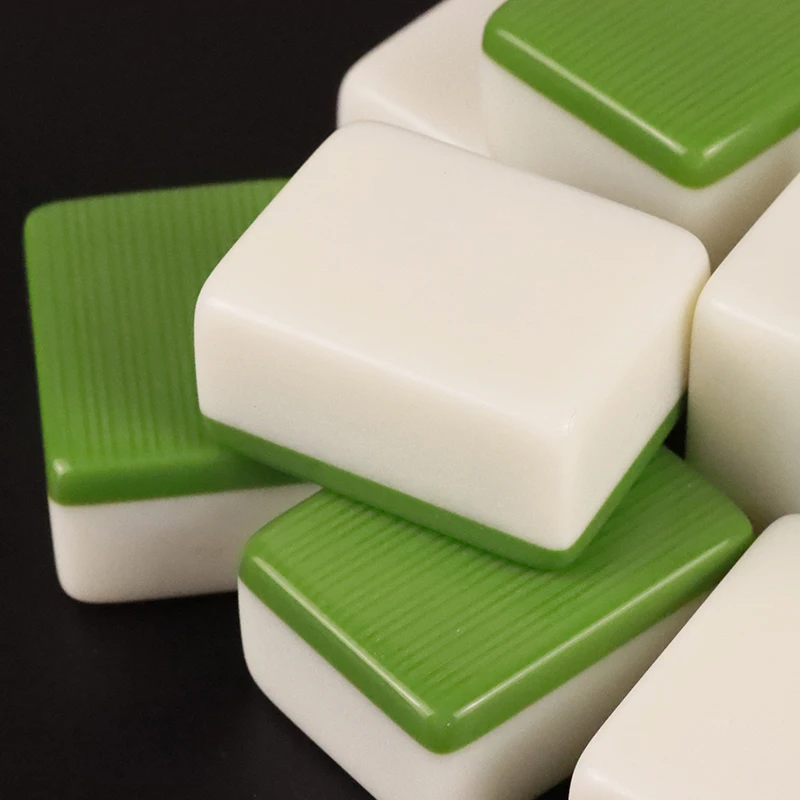 Blank Unenaved Mahjong Tiles Handmade Decorative Building Blos Single Replacement Piece for Home Rvation And Crts