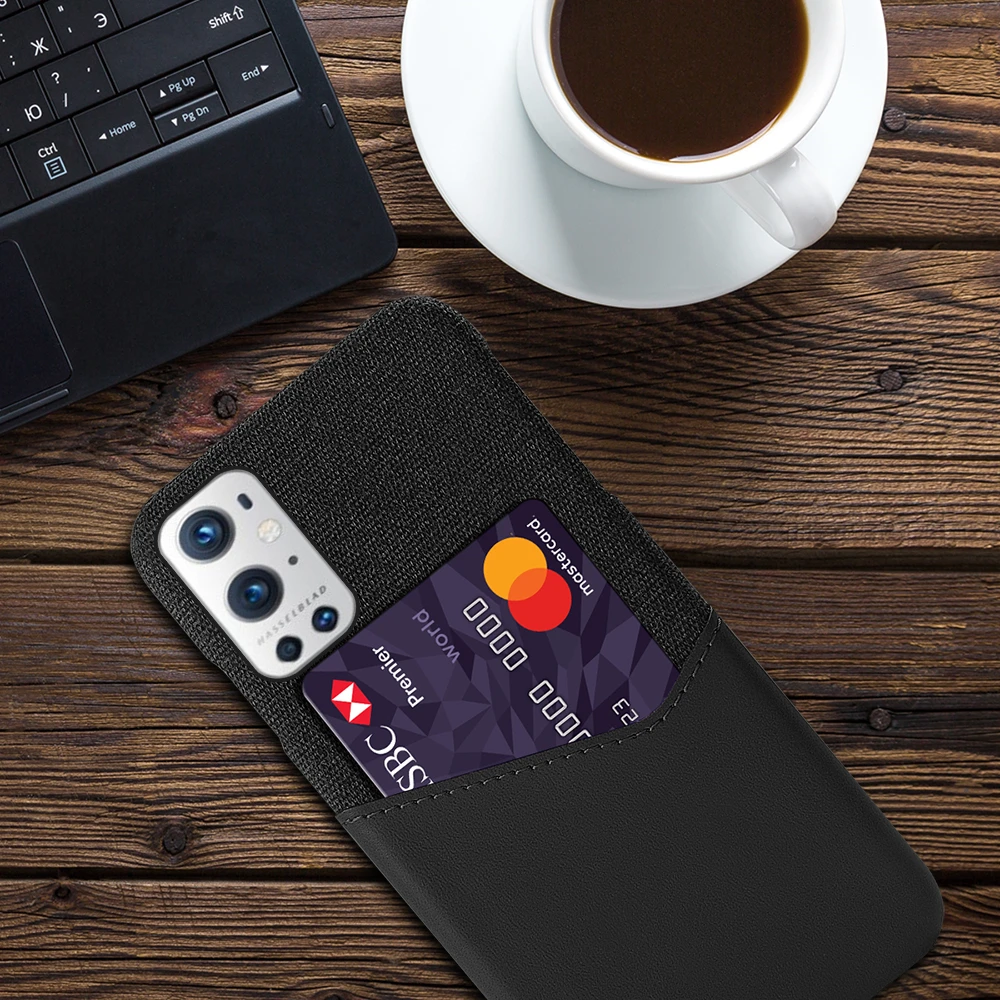Leather Business Wallet Case with Card Slots