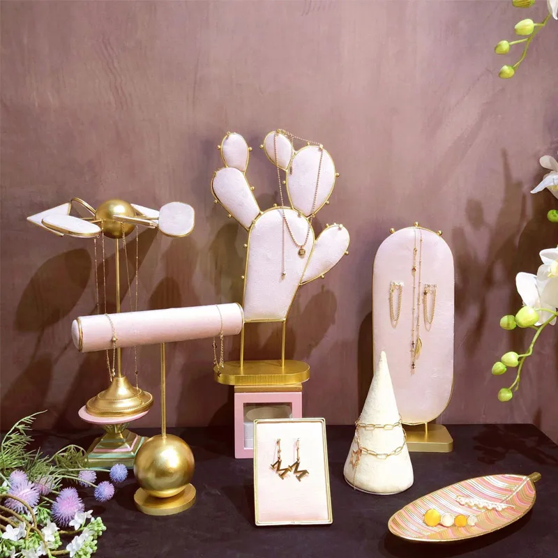 

Подставка для ювелирных изделий, витрина для серег, подставка для ожерелья, витрина для хранения ювелирных изделий, креативный демонстрационный реквизит для украшений