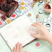 Tea Stains Clear Stamp Coffee Stains Background Spill and Splatter Rubber Stamp for Scrapbook Journal Card Making 4.3 x 6.3 Inch 5