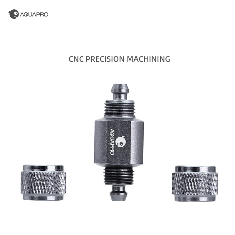 CO2 Aluminiumalloy Check Valve Aquarium Accessories Fish Tank Supplies Equipment Akvarium Checker Terrarium Fishbowl Cylinder 3