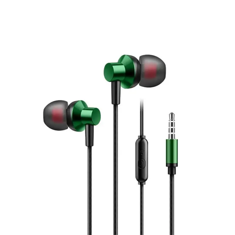 A03 3.5mm Subwoofer In-Ear Headphones Stereo HIFI Wired Earpiece Music Earphones Sport Headset for Phone