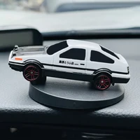 360° Rotating AE86 Car Dashboard Decor Swivel Ornament Mini Alloy Drift Motion Model Center Console Vehicle Interior Accessories 1