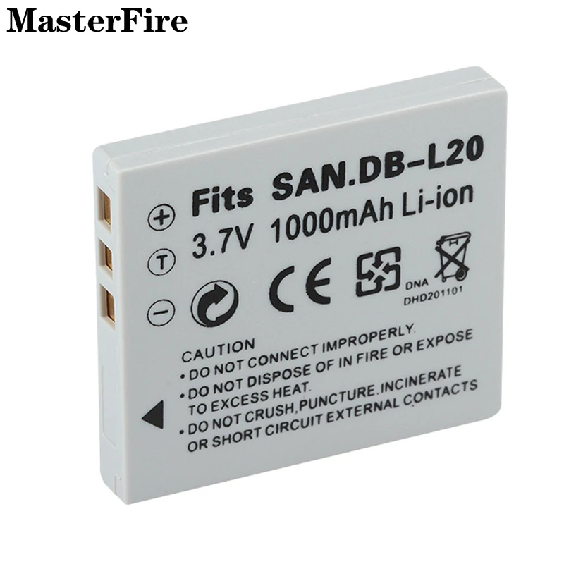 VHBW Batteria Al Litio Per Sanyo Xacti VPC-X1420 – Sostituisce DB-L80, 500 MAh