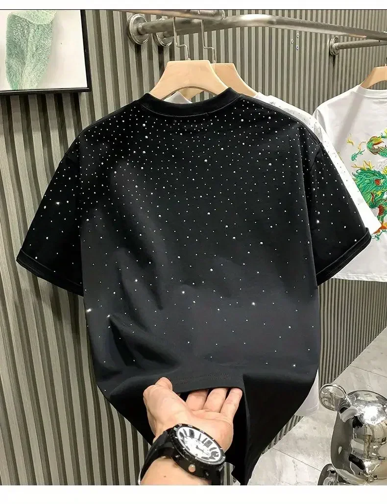 PlatiNum Men's Diamond Print T-shirt Material Detail