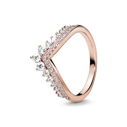 Elegant Rose Gold Daisy Flower Ring - 925 Sterling Silver Jewelry, Multiple Sizes Available - 8 (P2018)