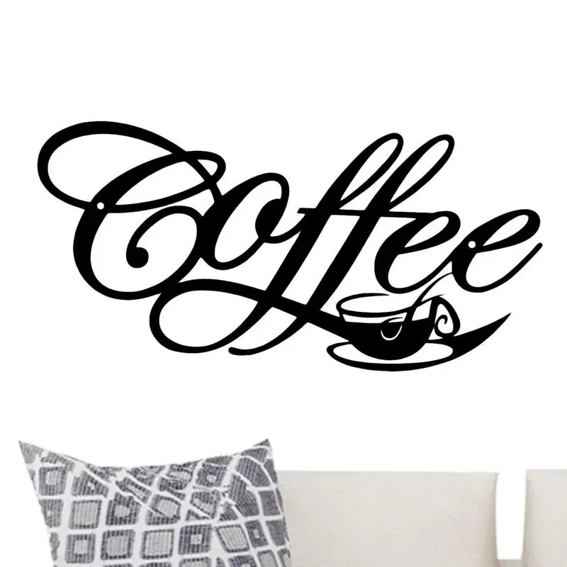 

Coffee Letters Wall Decor Metal Coffee Letter Decoration Black Metal Hanging Coffee Signs Decor Wall Art For Kitchen Coffee