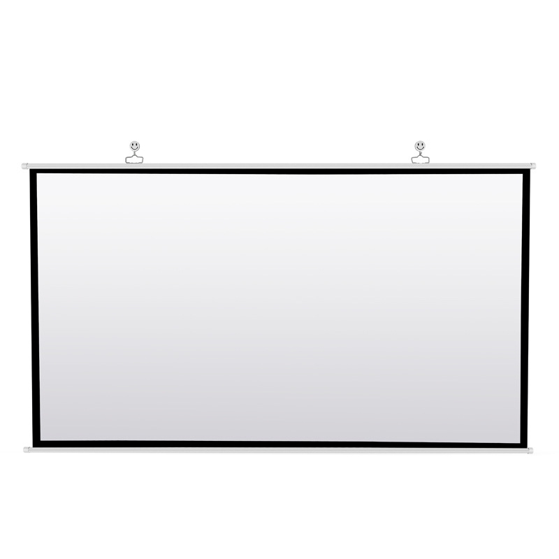 Portable Projector Screen for Home Theater Outdoor HD White Foldable Anti-Crease (72Inch)