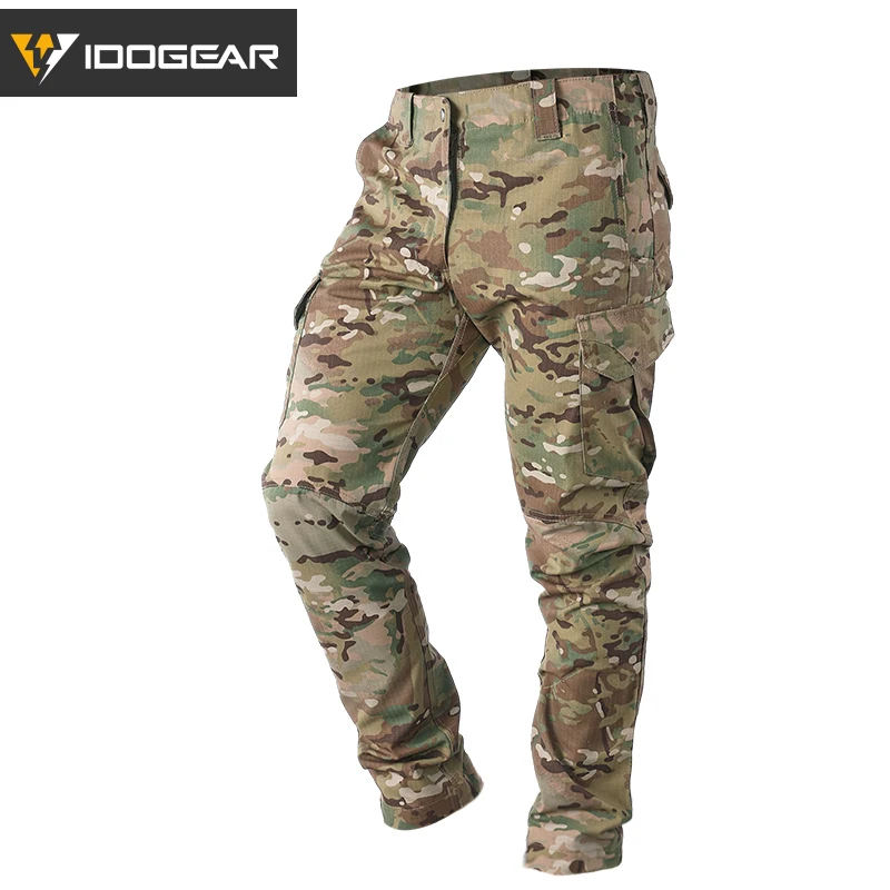IDOGEAR GL Tactical Pants Multi-camo Combat Pants for Airsoft Hunting Paintball Outdoor Sports Slim Fit St 3204 combat pants camo pants