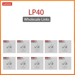 Original Lenovo lp40 2/5/10pcs Bluetooth headset 5.0 immersive audio high fidelity TWS with microphone touch control