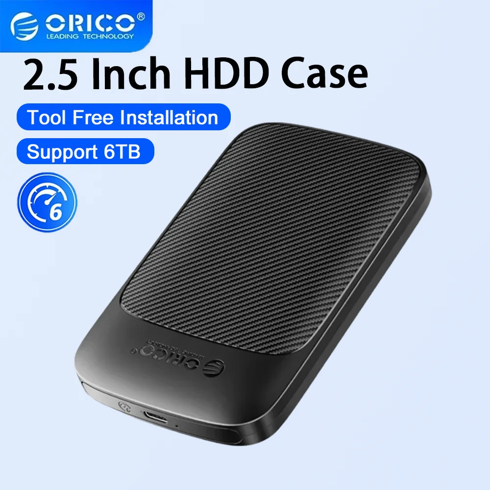 ORICO 외장 2.5인치 HDD 인클로저 하드 드라이브 케이스 6Gbps US..