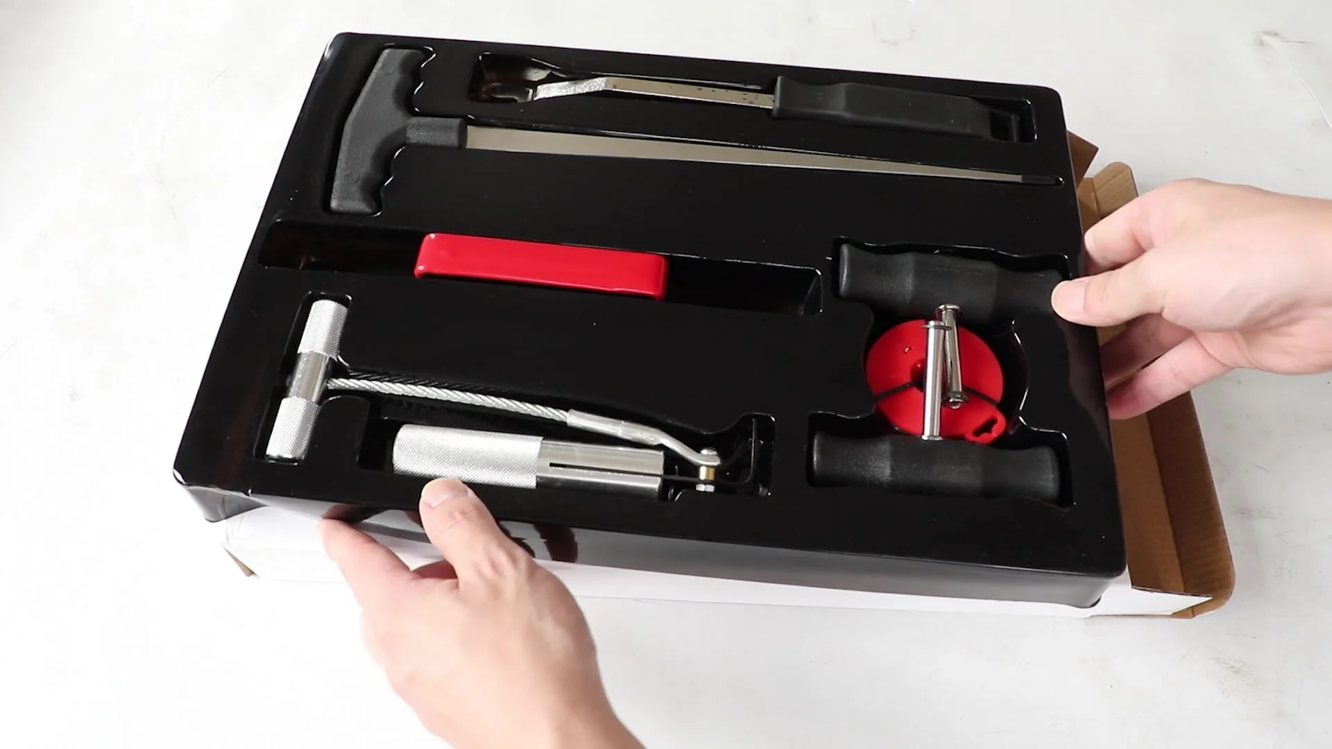 5 Pezzi Strumenti di Rimozione del Parabrezza dell'Auto 3 Manici 2