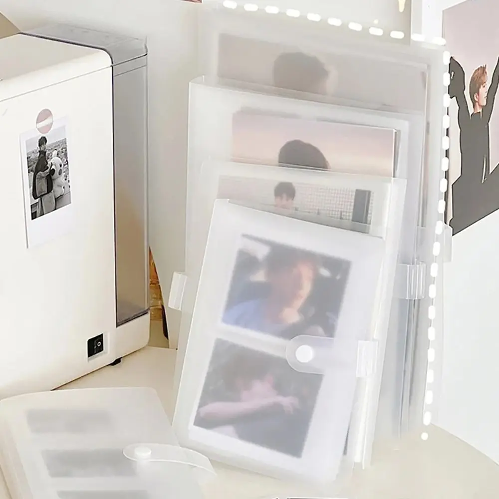1Pcs Neue Kreative Sammeln Buch Fotoalbum PVC 80/160 Slots Bild Karte Halter Transparent 3/4/5/6/7 zoll Photocard Halter – Detail 9