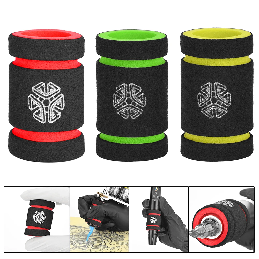 Enhanced Non-Slip Elastic Tattoo Grip Covers - Thickened Professional Handle Accessories
