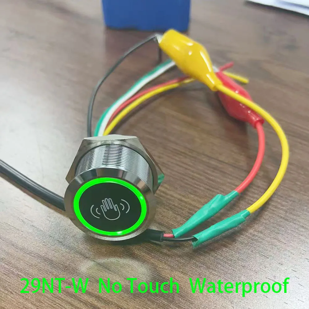 Infrared induction No Touch Exit Button Release Switch Opener NO COM NC LED Ligh