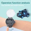 2.4G Watch Small RC Tank Car Toys For Boys Carro Controle Remote Cartoon Dinosaur Charging Mini RC Car Vehicle For Children Gift 5