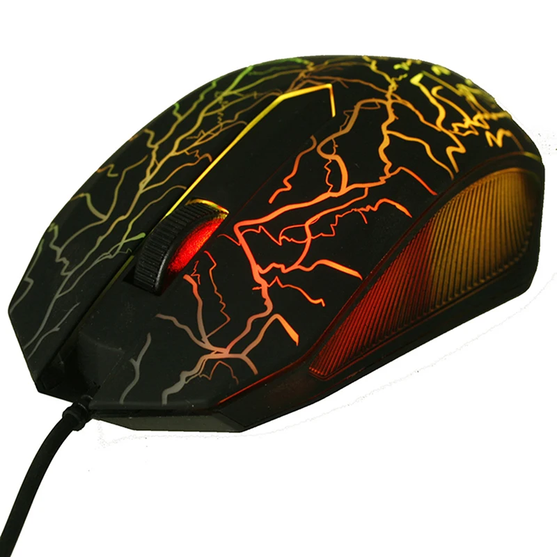 USB Wired Gaming Mouse LED Backlit Mice 3200DPI Gamer Mice Ergonomic Computer Mouse for PC Gamer Computer Desktop