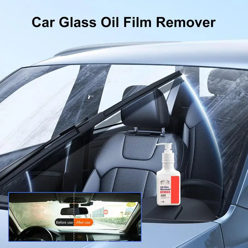 

Car Glass Oil Film Remover Glass Window Cleaner For Car Water Spot Stains Removal Auto Glass Film Coating Agent Auto Accessories