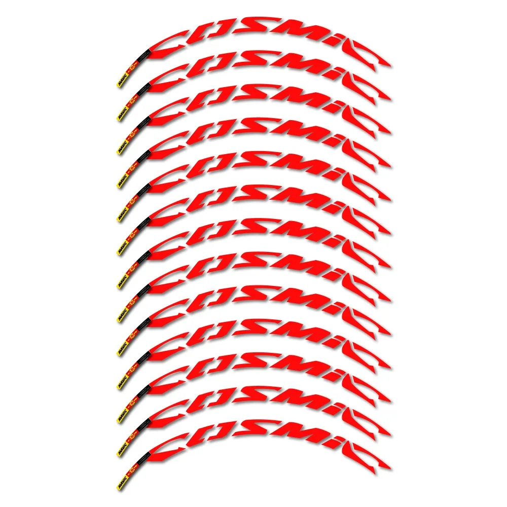 Adesivi Star Sam Compatibili Con Rim Bike Road Mavic Cosmic Carbon 40Mm 1 Cmt