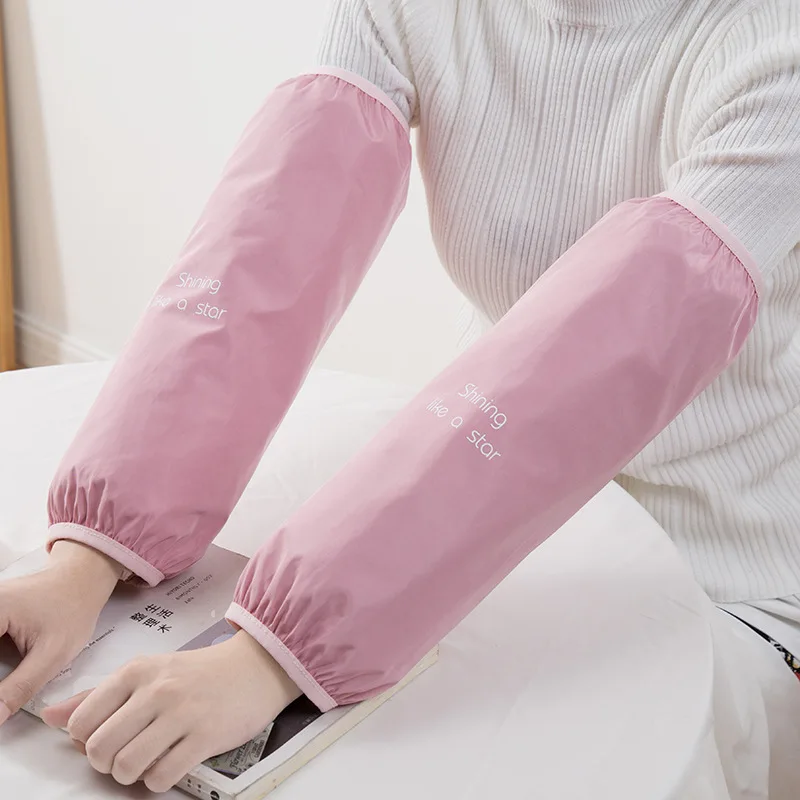 36*17cm Waterproof Oversleeves Housework Cleaning Anti-Dirty Sleeve Sleeve Cuff Protection Kitchen Apron Accessories
