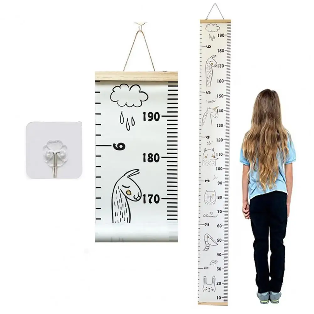 Cartoon-themed Growth Chart Kids Growth Chart Children's Wall Hanging with Cartoon for Boys for Bedroom Boys