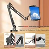 Adjustable Bed Tablet Holder Rotatable Long Arm Metal Desktop Tablet Bracket Mounts Clamp for 4.7-13" for iPad Mini Air Pro 5