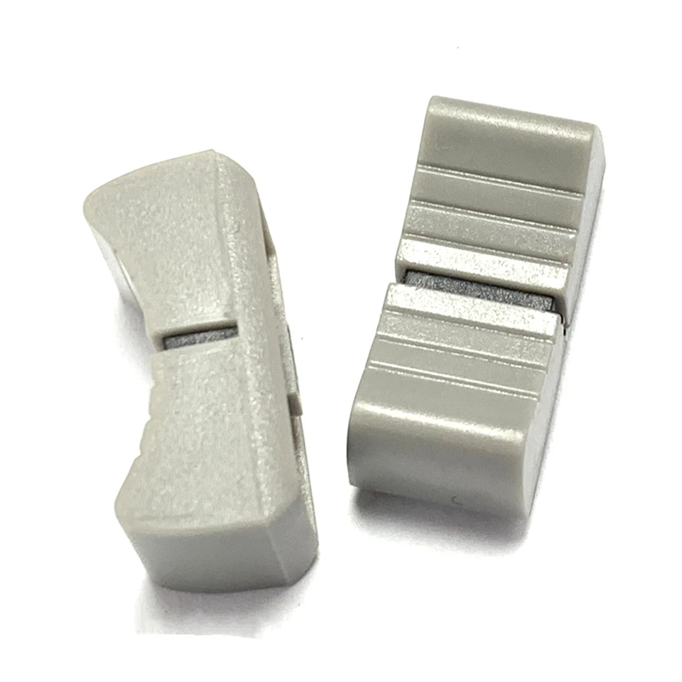 Rhewides 10pcs Console Mixer Slider Fader Knob Cap Fader Button Replacement Rubber Fader Button