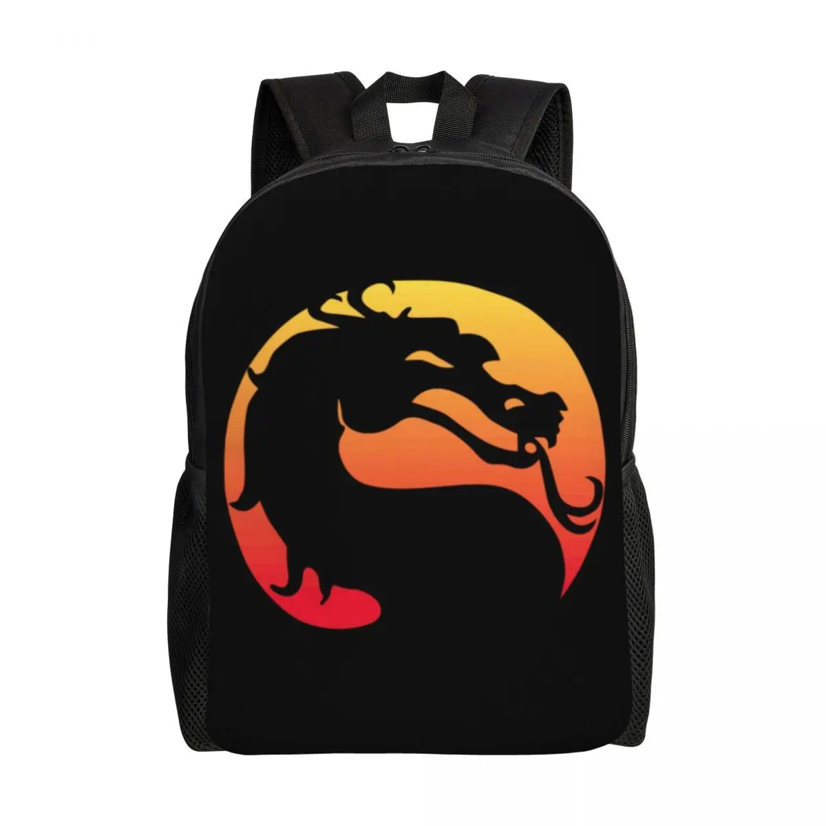 Classic Mortal Kombat Backpacks School College Students Bookbag Fits 15 ...