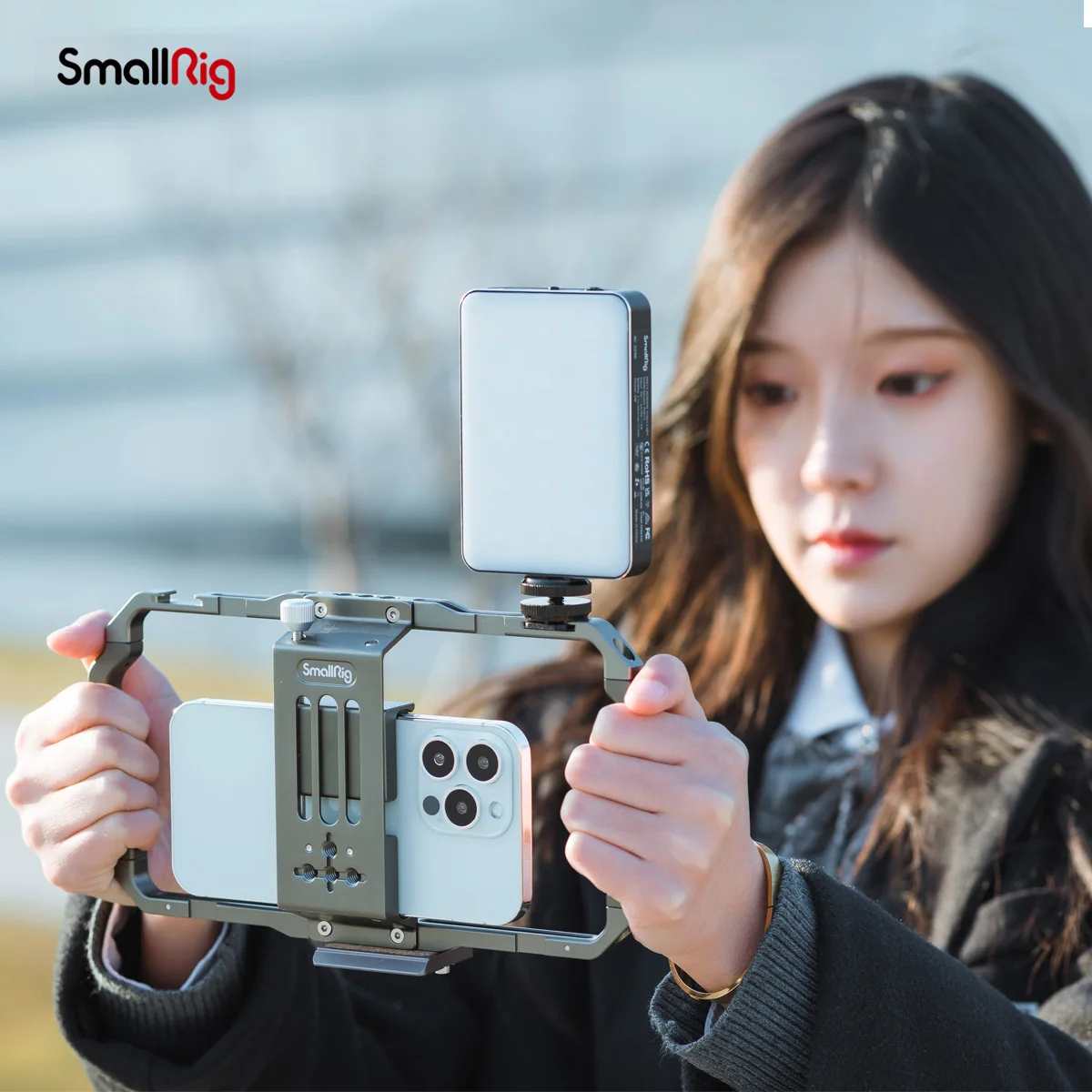 Клетка для смартфона SmallRig Iphone 13 крепление видеосъемки в прямом эфире Крепление