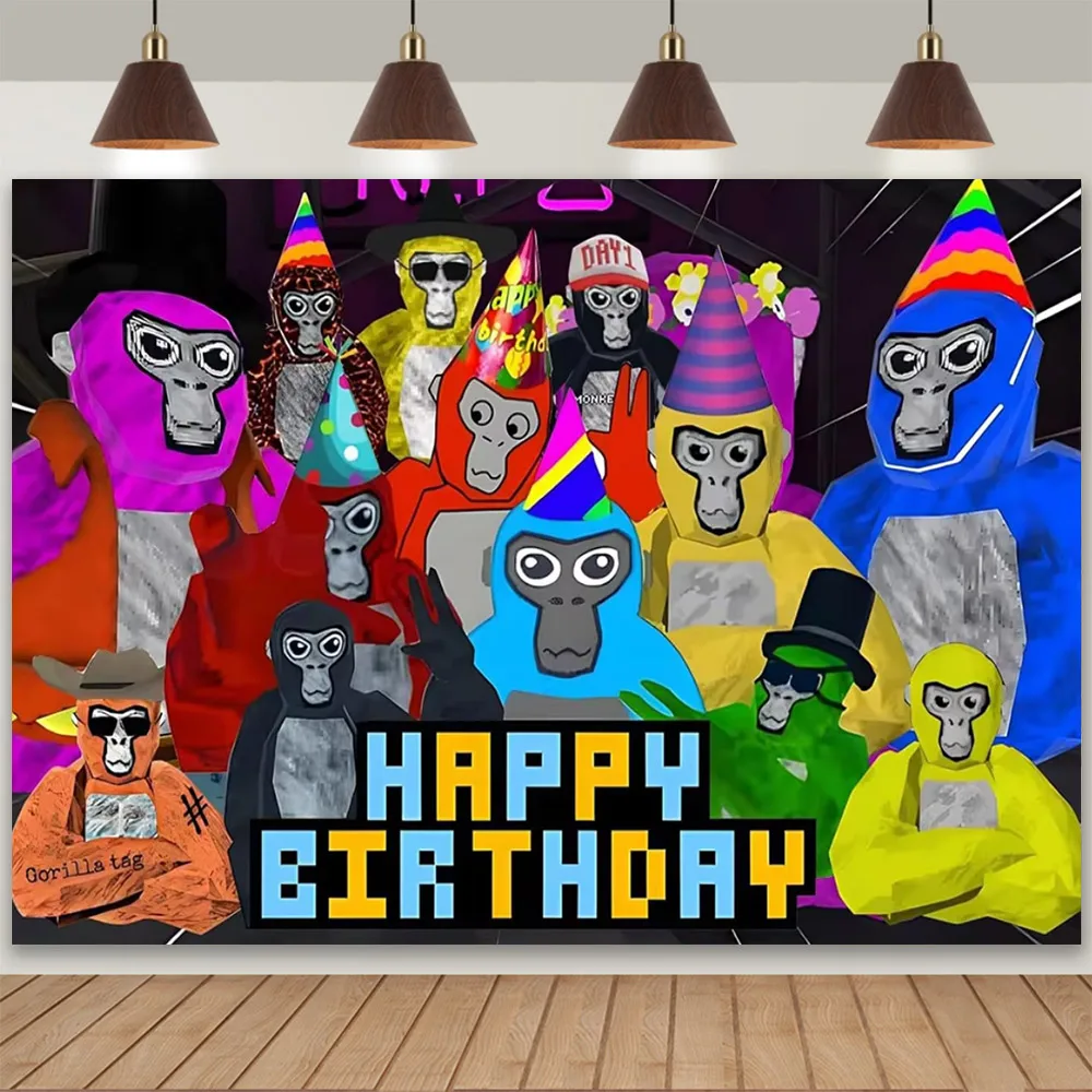 Jungle Safari Birthday Party Decor Set - Disposable Tableware & Decorations with Animal Plates, Napkins, Banner, and Backdrop