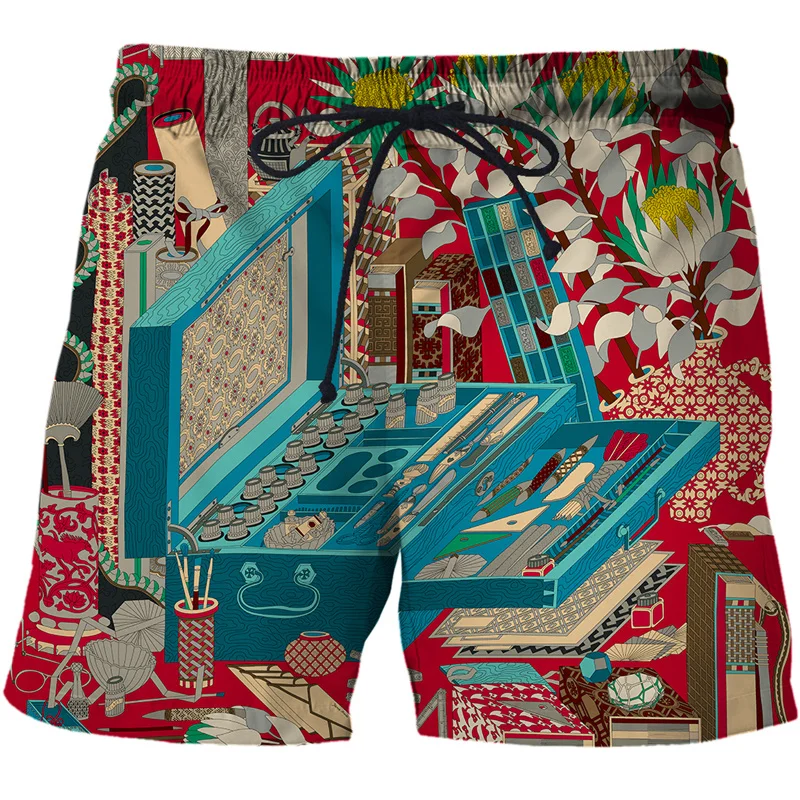 Vintage Hawaiian Swim Trunks 15 Sd5452854d7da491dbdf015406414200cM