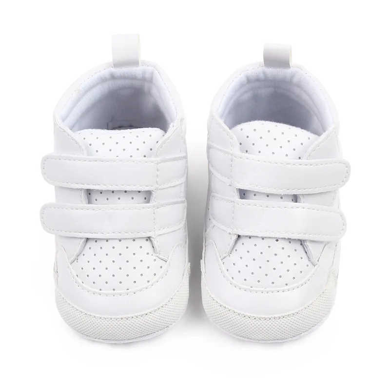 Casual Newborn Baby Boy Shoes Soft Sole Crib Shoes Sport Boots Anti-slip Sneaker Soft PU First Walkers for 1 Year Old Toddler 2