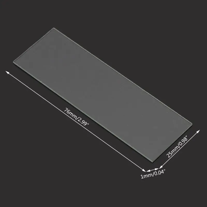 Microscope glass slides 50-piece Cavity Glass Coverslips Good Light Transmission Compatible for Make specimens for Microscope